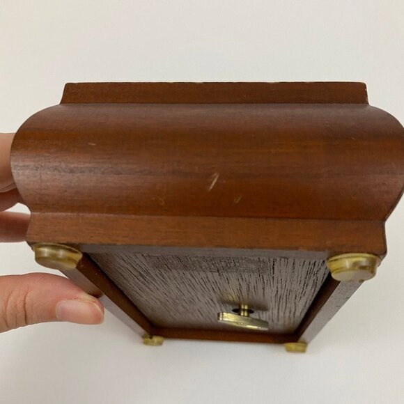 Wildwood Artisans Religious Faith Music Box Solid Cherry Wood Wooden Sounds - Picture 7 of 10